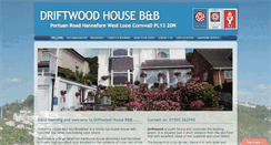Desktop Screenshot of driftwoodlooe.co.uk